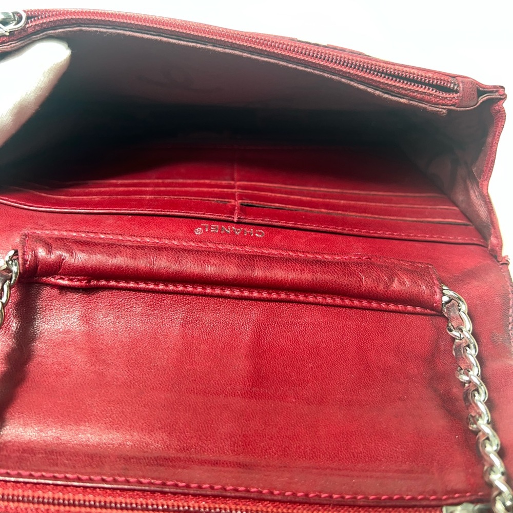 Chanel 31 Rue Cambon By The Sea Printed Canvas WOC Wallet on Chain Crossbody Bag - Picture 12 of 14